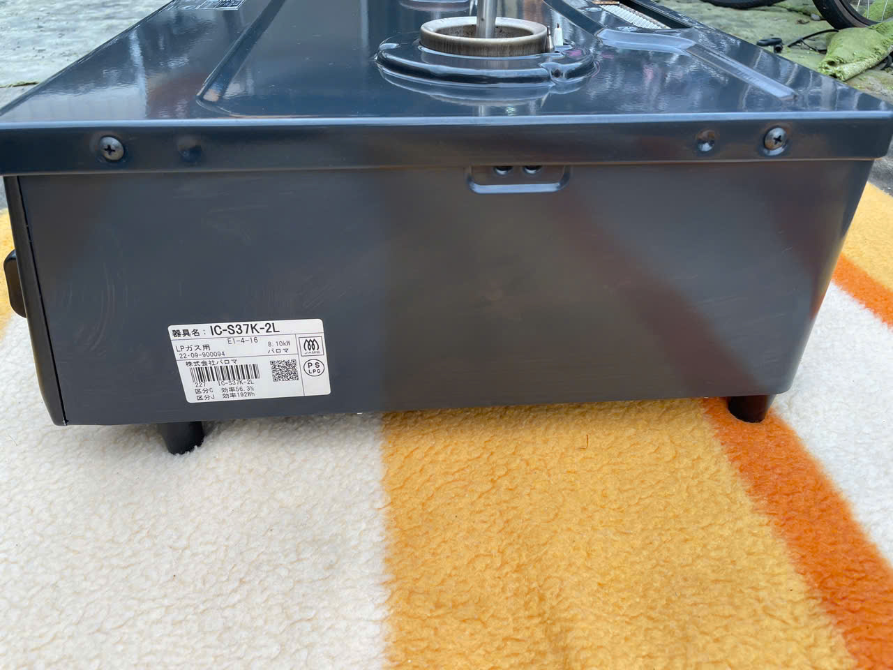Paloma パロマ LPガス用 ガステーブル IC-S37K-2L 水無しグリル 美品 動作確認済み 1週間保証【SKU:160703】 - 画像 (7)