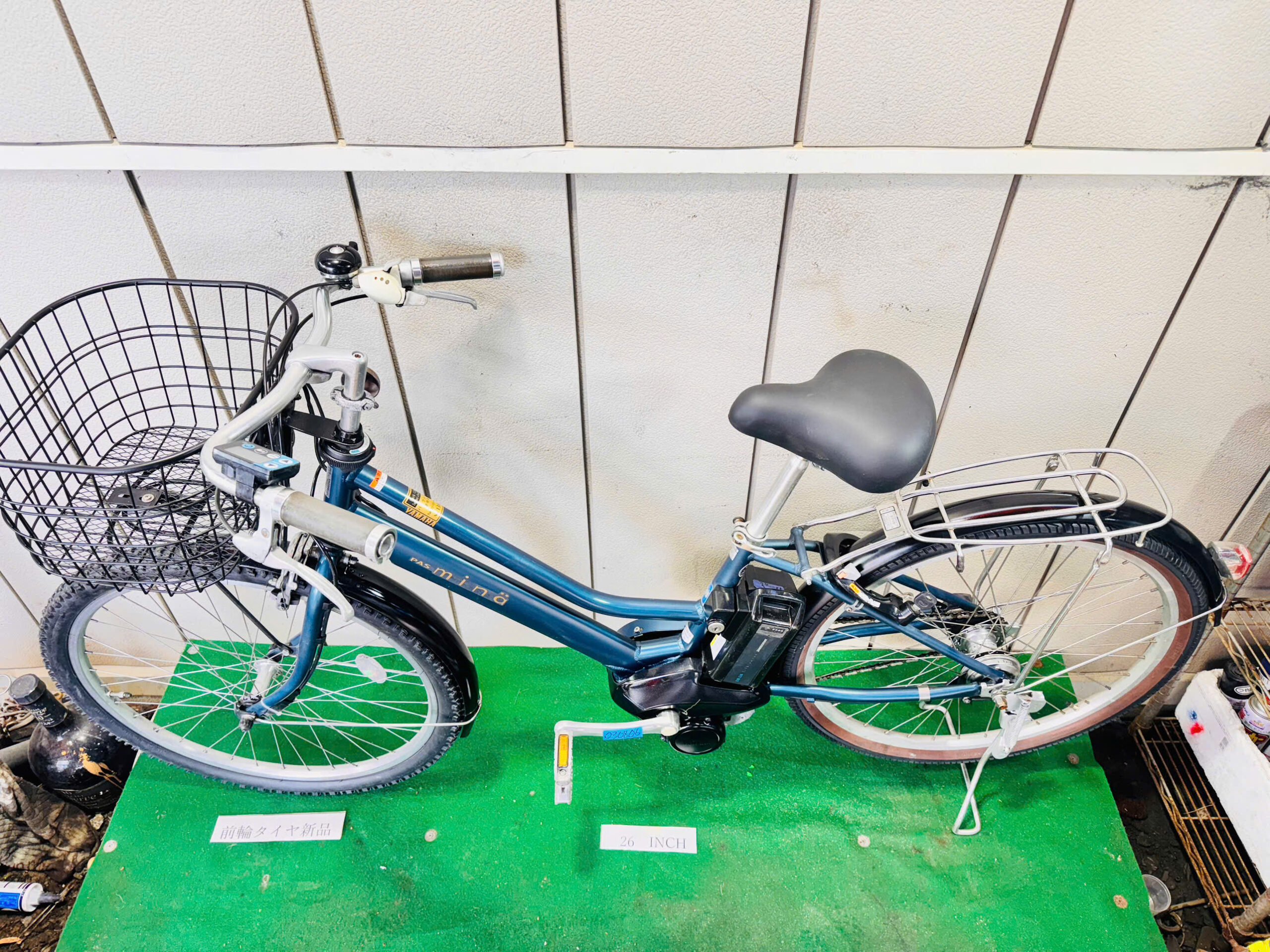 ヤマハ Pas Mina 電動アシスト ・中古自転車 ・安い自転車 030806 - 画像 (3)