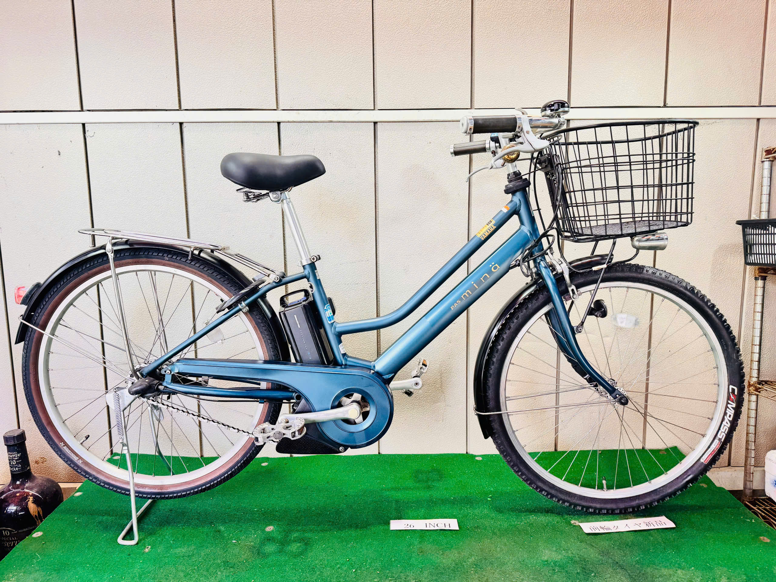 ヤマハ Pas Mina 電動アシスト ・中古自転車 ・安い自転車 030806 - 画像 (2)