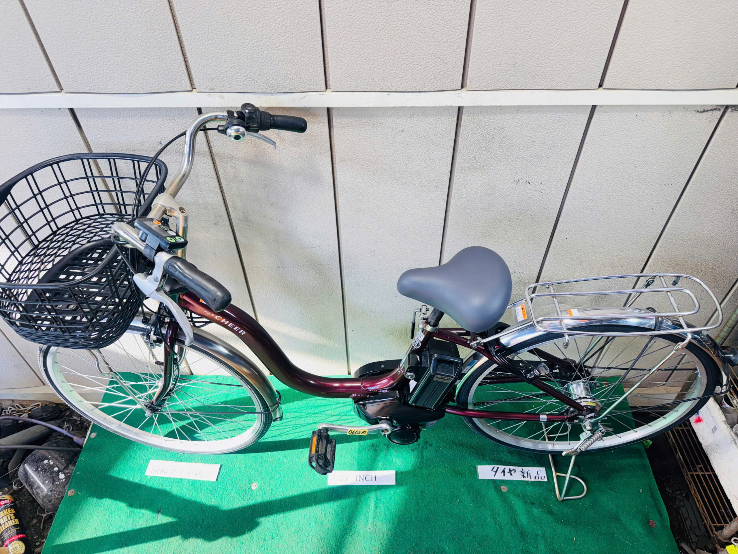 ヤマハ Pas CHEER 電動アシスト ・中古自転車 ・安い自転車 060510 - 画像 (3)