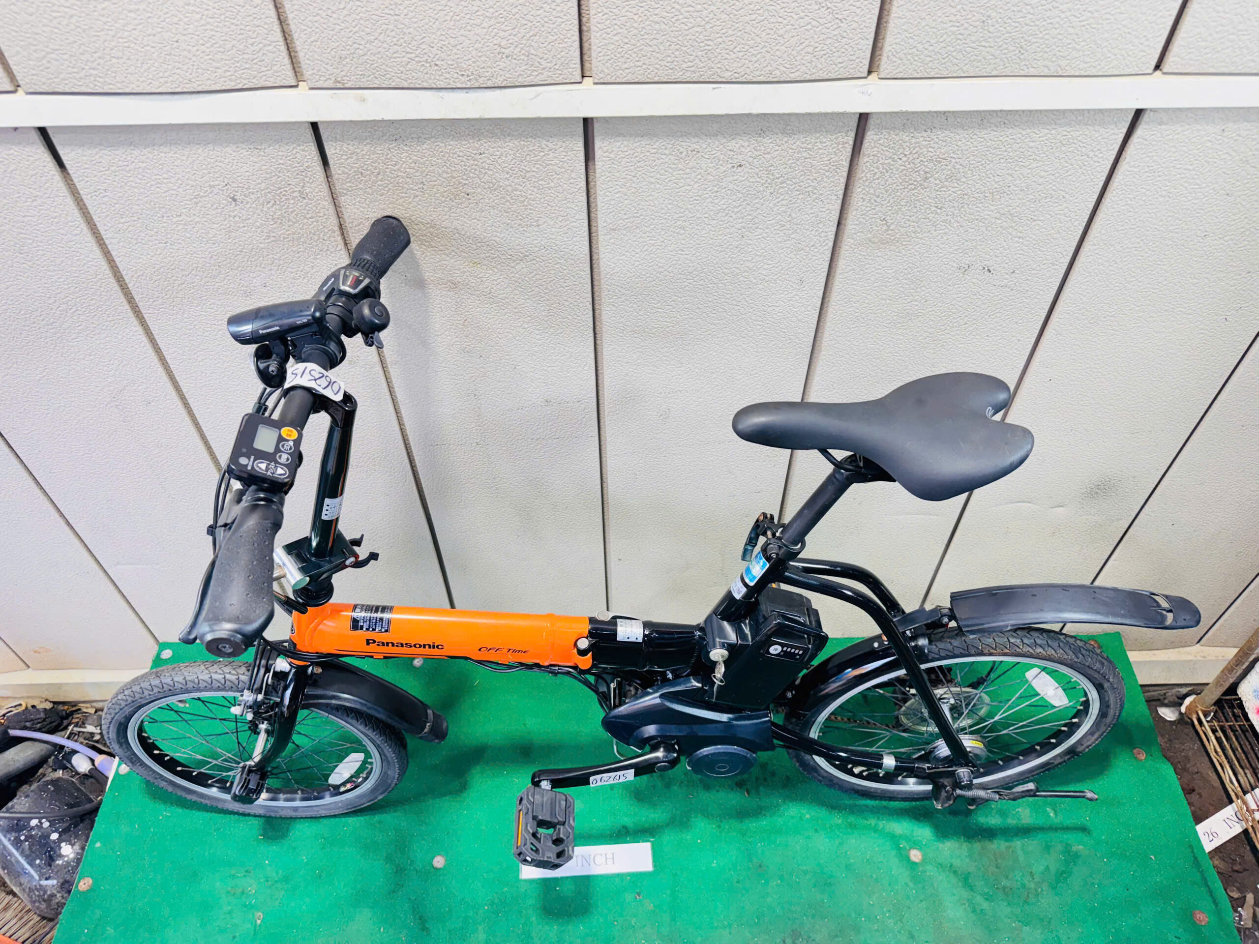 パナソニックOff Time 折り畳み 電動アシスト ・中古自転車 ・安い自転車 062615 - 画像 (3)