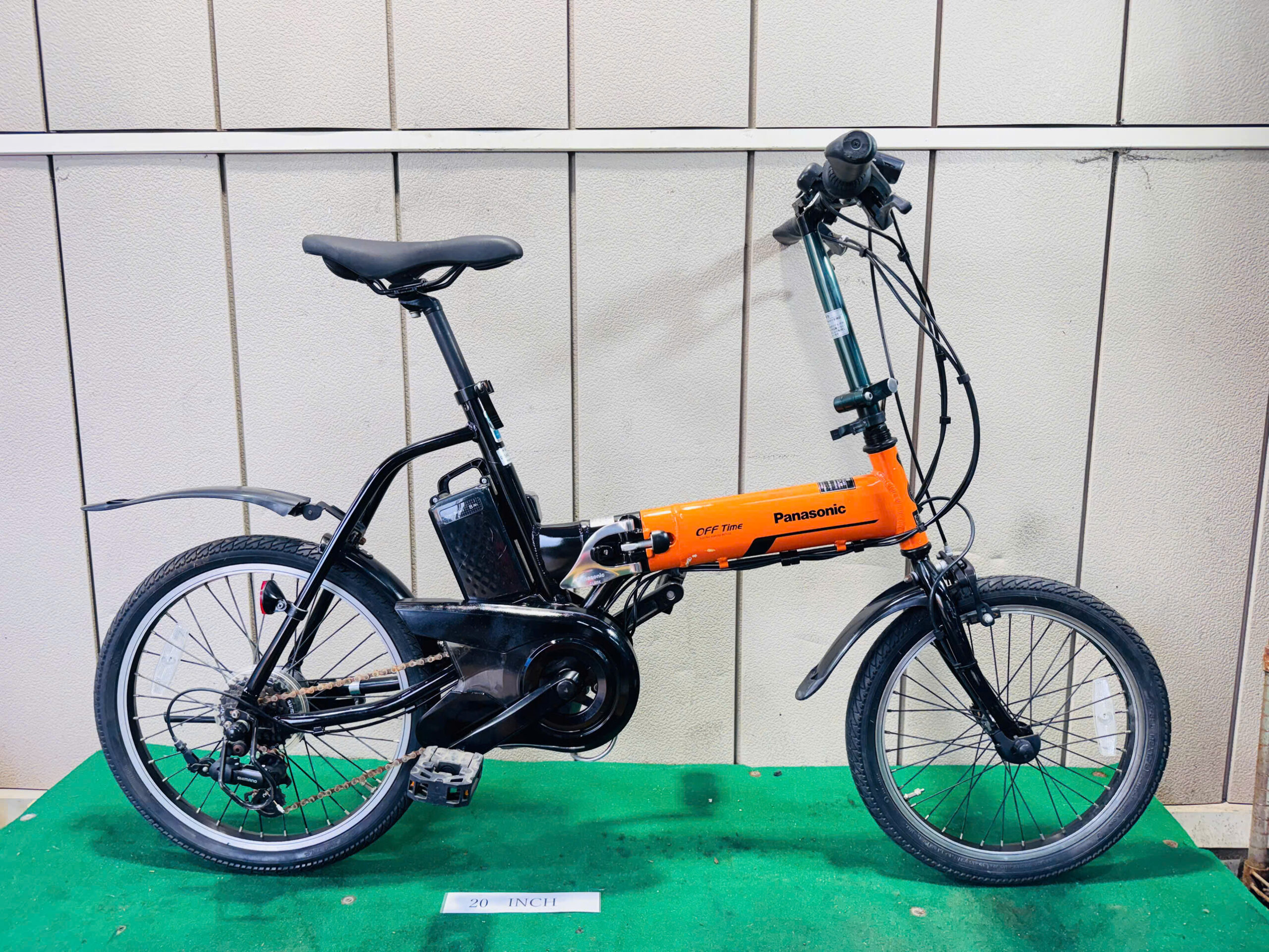 パナソニックOff Time 折り畳み 電動アシスト ・中古自転車 ・安い自転車 062615 - 画像 (2)