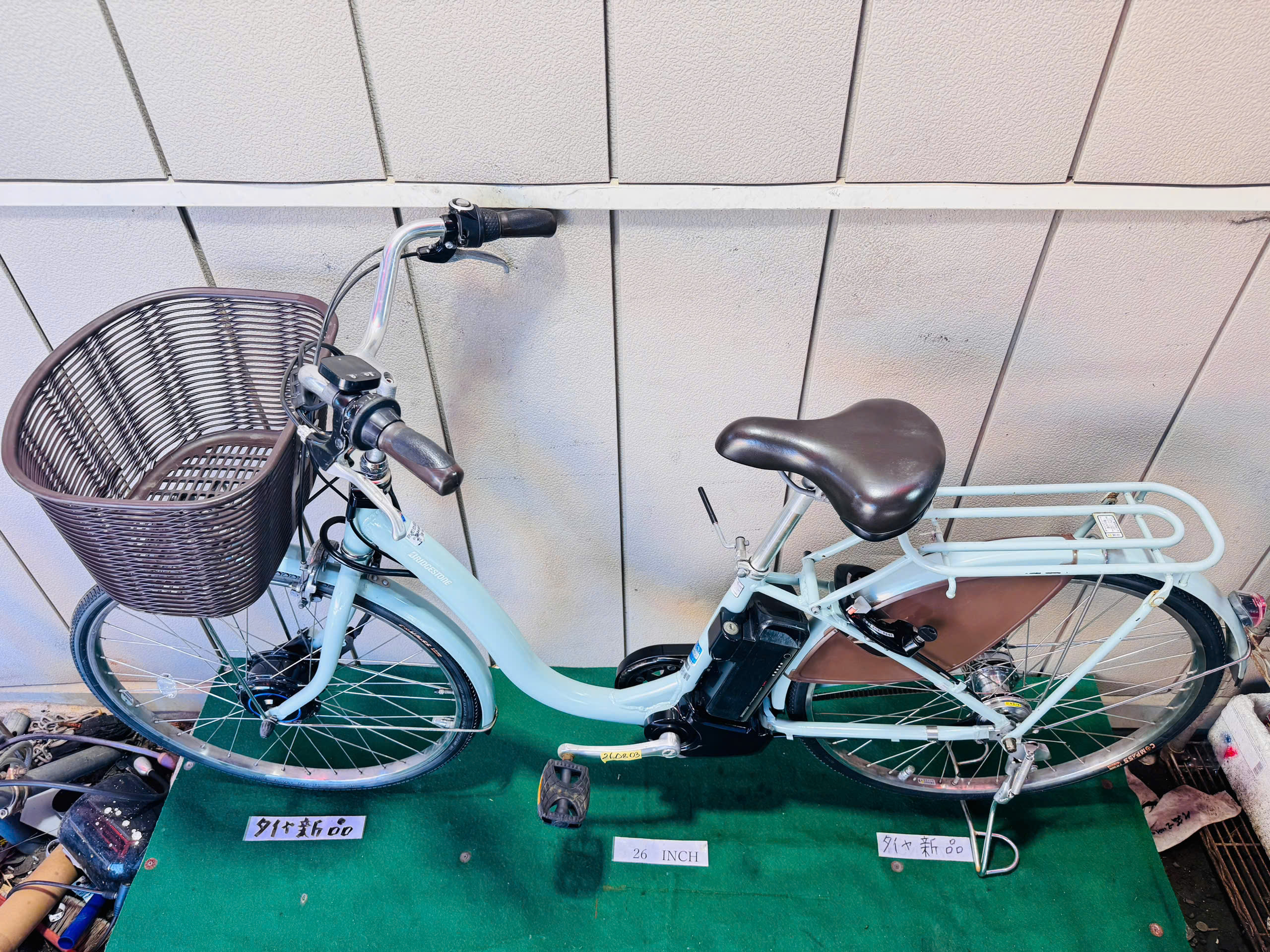 ブリヂストン電動アシスト ・中古自転車 ・安い自転車 260803 - 画像 (3)
