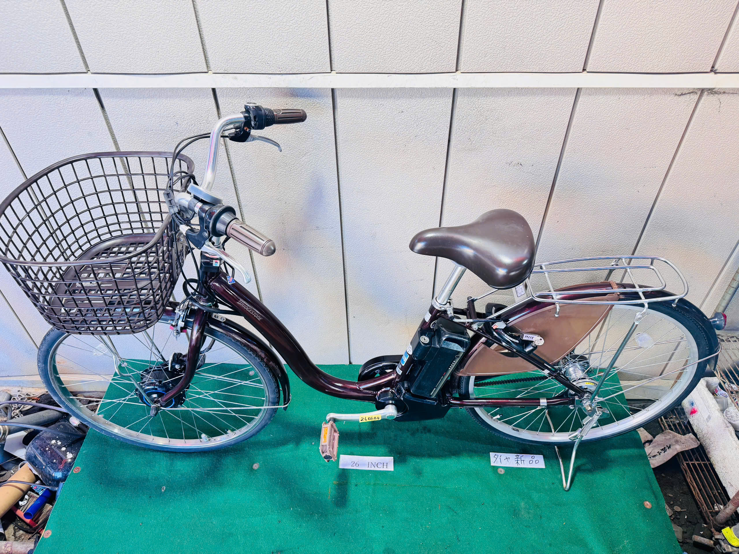 ブリヂストン電動アシスト ・中古自転車 ・安い自転車 260804 - 画像 (3)